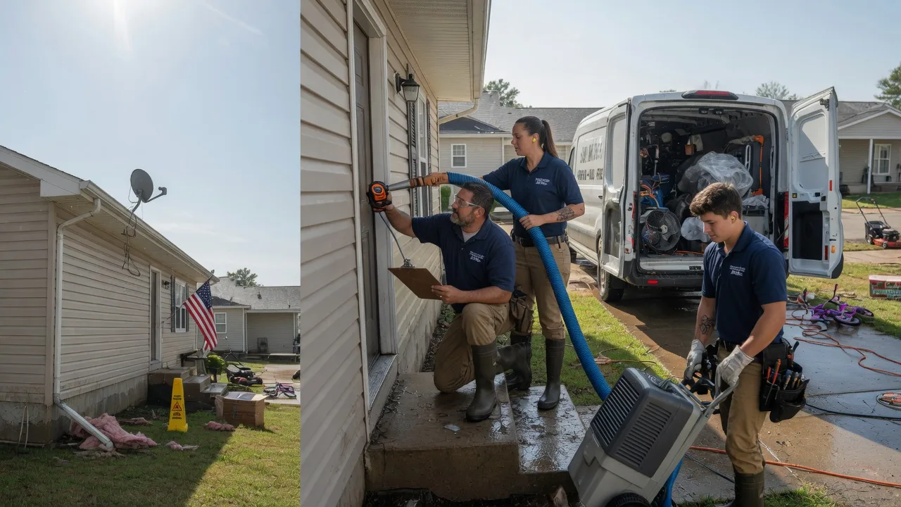 Ceiling Water Damage Restoration in Peel, AR near me